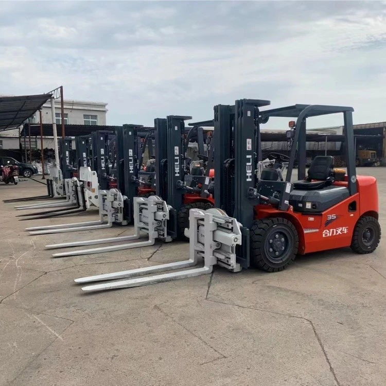 Forklift-Fork-Clamps-Revolving-Type